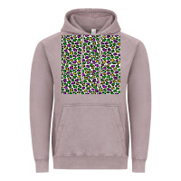 Vintage Zinc mardi gras leopard  seamless pattern Vintage Hoodie - FaDigitalArtStudio