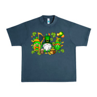Midnight Navy St. Patrick's Day gnomes Urban Heavy Tee - OliviaCreatesArt