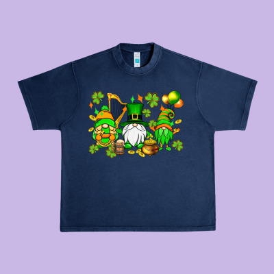 St. Patrick's Day Gnomes Urban Heavy Tee Designed By Oliviacreatesart