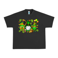 Pigment Black St. Patrick's Day gnomes Urban Heavy Tee - OliviaCreatesArt