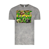Cloud Rock All you need is coffee and lucky St. Patrick's Vintage Tee - HowdyJamesFarm