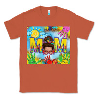 Copper Messy bun Autism mom 20oz skinny tumbler Classic Tee - TumblerDesignByShophia