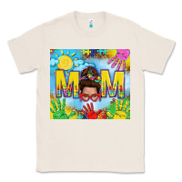Natural Messy bun Autism mom 20oz skinny tumbler Classic Tee - TumblerDesignByShophia