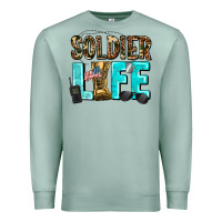 Seafoam soldier  life Premium Sweatshirt - AdoDesignShop
