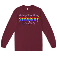 Burgundy Let's get one thing straight i'm not Long Sleeve Tee - FaDigitalArtStudio