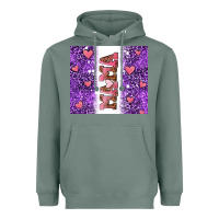 Sage purple leopard pink mama hearts Heavyweight Hoodie - AdoDesignShop