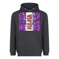 Smoke purple leopard pink mama hearts Heavyweight Hoodie - AdoDesignShop