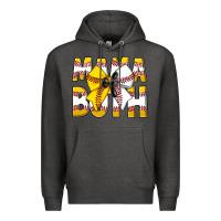 Charcoal Heather Mama Of Both Premium Hoodie - CowhideDigitalArt
