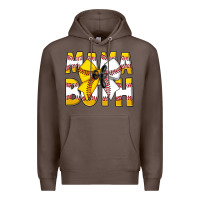 Coffee Mama Of Both Premium Hoodie - CowhideDigitalArt