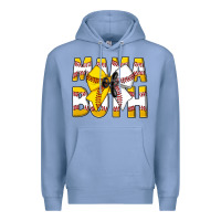 Colony Blue Mama Of Both Premium Hoodie - CowhideDigitalArt