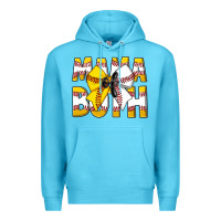 Ocean Blue Mama Of Both Premium Hoodie - CowhideDigitalArt