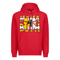 Red Mama Of Both Premium Hoodie - CowhideDigitalArt