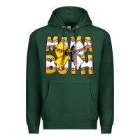 Sports Green Mama Of Both Premium Hoodie - CowhideDigitalArt