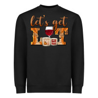 Black let's get lit candles Heavyweight Sweatshirt - BarkalooDesign