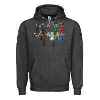 Charcoal Heather ninjago Zipper Hoodie - maiPhamDesign