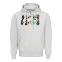 Dove Grey ninjago Zipper Hoodie - maiPhamDesign