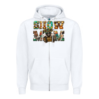 White show mom suffolk sheep black sheep Zipper Hoodie - BarkalooDesign