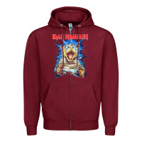 Burgundy iron meowden classic cute cat love animal outfits halloween Zipper Hoodie - maiPhamDesign