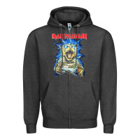 Charcoal Heather iron meowden classic cute cat love animal outfits halloween Zipper Hoodie - maiPhamDesign