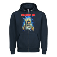 Navy iron meowden classic cute cat love animal outfits halloween Zipper Hoodie - maiPhamDesign