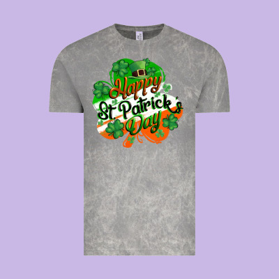 Happy St. Patrick's Day Vintage Tee Designed By Cowgirlartshop