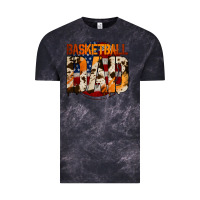 Cloud Black basketball dad Vintage Tee - Jasminsmagicworld