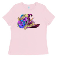 Bubblegum Pink sorta sweet sorta wicked Ladies Tee - CowGirlArtShop