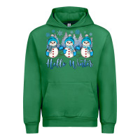 Emerald snowman hello winter Urban Hoodie - JahusDesignShop