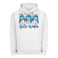 Pigment Lunar Rock snowman hello winter Urban Hoodie - JahusDesignShop