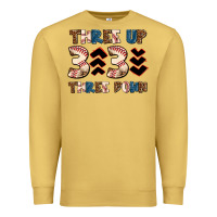 Antique Gold three up three down Premium Sweatshirt - AdoDesignShop