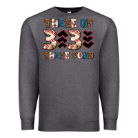 Charcoal Heather three up three down Premium Sweatshirt - AdoDesignShop