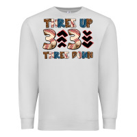 Dove Grey three up three down Premium Sweatshirt - AdoDesignShop