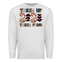 Oatmeal Heather three up three down Premium Sweatshirt - AdoDesignShop