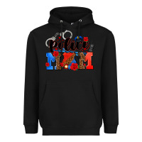 Black police mom Heavyweight Hoodie - AdoDesignShop