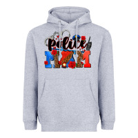Heather Grey police mom Heavyweight Hoodie - AdoDesignShop