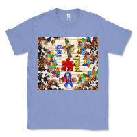 Colony Blue Faith puzzle ribbon tumbler Classic Tee - TumblerDesignByShophia
