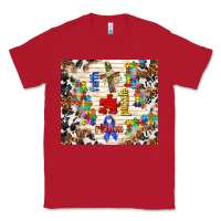 Red Faith puzzle ribbon tumbler Classic Tee - TumblerDesignByShophia