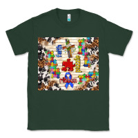 Sports Green Faith puzzle ribbon tumbler Classic Tee - TumblerDesignByShophia
