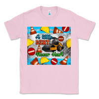 Bubblegum Pink a little dirt never hurt steam roller tumbler Classic Tee - Artiststas