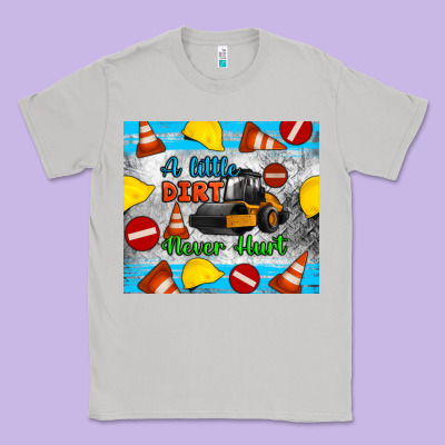 A Little Dirt Never Hurt Steam Roller Tumbler Classic Tee Designed By Artiststas