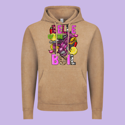 Belle Of The Boil Crawfish Vintage Hoodie Designed By Fadigitalartstudio