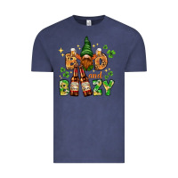 Vintage Denim St. Patrick's Bad and boozy with gnome Vintage Tee - HowdyJamesFarm