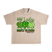French Oak St. Patrick's Not lucky simply blessed Urban Heavy Tee - OliviaCreatesArt