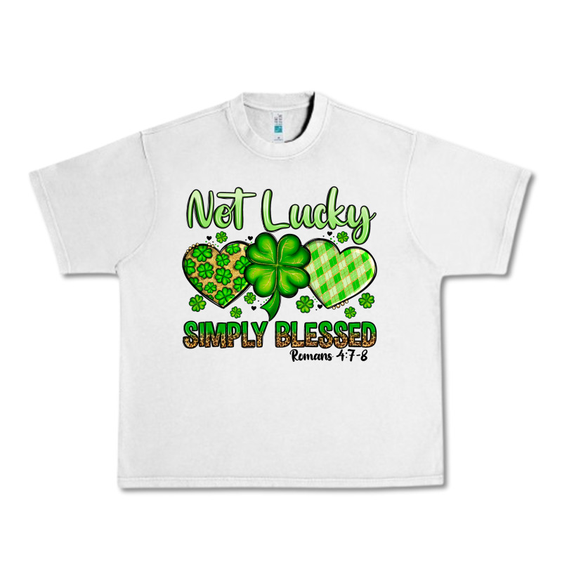 St. Patrick's Not Lucky Simply Blessed Urban Heavy Tee by OliviaCreatesArt | Teevron