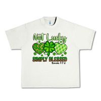 Pistachio St. Patrick's Not lucky simply blessed Urban Heavy Tee - OliviaCreatesArt