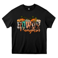Black western howdy pumpkin Heavy Core Tee - NancyCooperArtShop