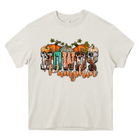 Cream western howdy pumpkin Heavy Core Tee - NancyCooperArtShop