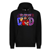 Black american dod Premium Hoodie - CowhideDigitalArt