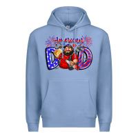 Colony Blue american dod Premium Hoodie - CowhideDigitalArt