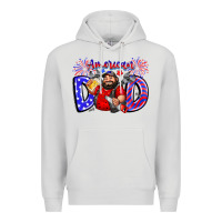 Dove Grey american dod Premium Hoodie - CowhideDigitalArt